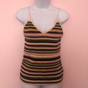 AEO multicolored knit tank top